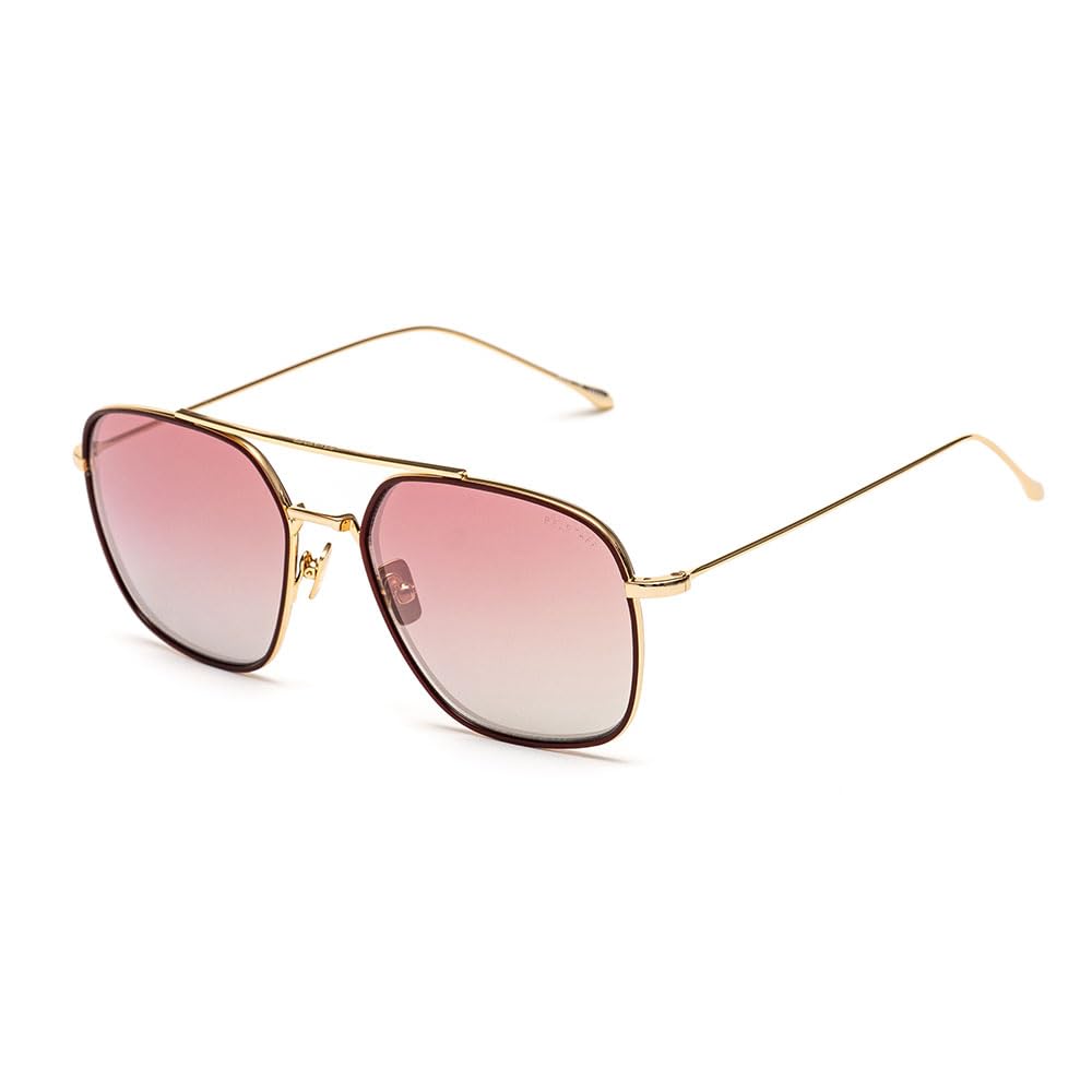 Belstaff Men's Gold Outlaw Ii 58 Burgundy W Sunglasses