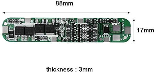 Image of DHRUVPRO BMS 5S 15A 18.5V BMS Balance Common Port Charge Protection Board 3.7 LI-ION Cell