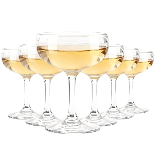 KIXINY 6 Stück Super Margarita Daiquiri Manhattan Martini Glas Trinkset, Mini Cocktail Set von 6...