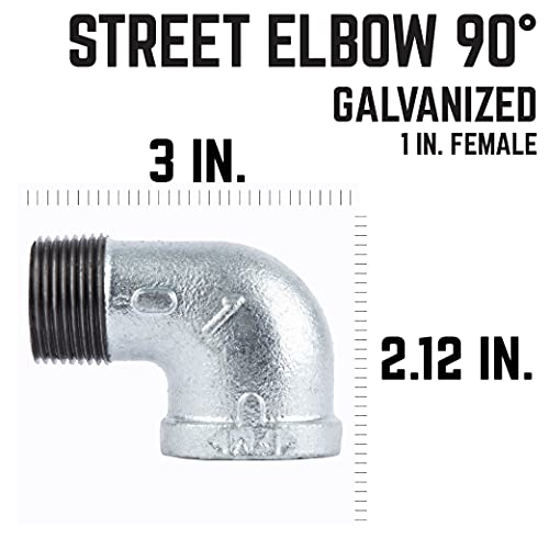 Codo galvanizado 1/2 5 Imagen adicional
