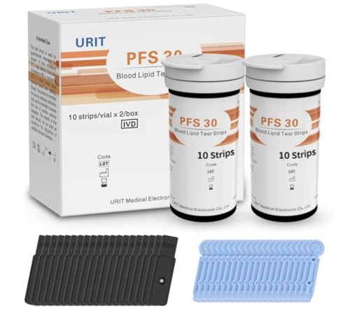 20ea x Profile Five-in-One Lipid Test Strips, Lipid Test Strips for Home Use,(20 Test Strips Included, Meter is not Include), Accurate and Easy to Use.