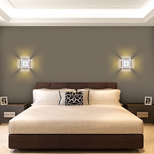 KAWELL 22W Modern Wall Light LED Wall Lamp Waterproof IP65 Aluminum Wall Wash Light LED Indoor Outdoor for Bedroom Stairs Bathroom Corridor Living Room Entrance Porch - Image 3