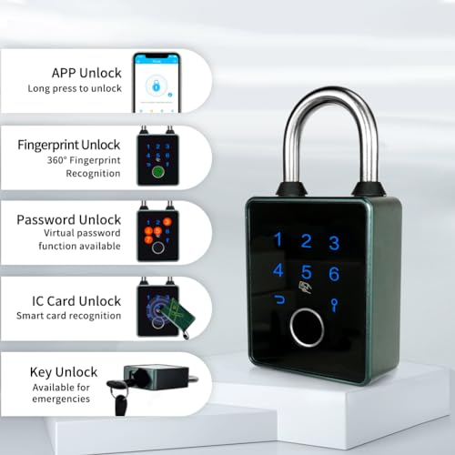 Consejos y comparativas para Comprar Candados Bluetooth exterior para comprar hoy. 30 Imagen adicional