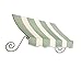 Awntech 4-Feet Charleston Window/Entry Awning, 44 by 36-Inch, Sage/Linen/Cream