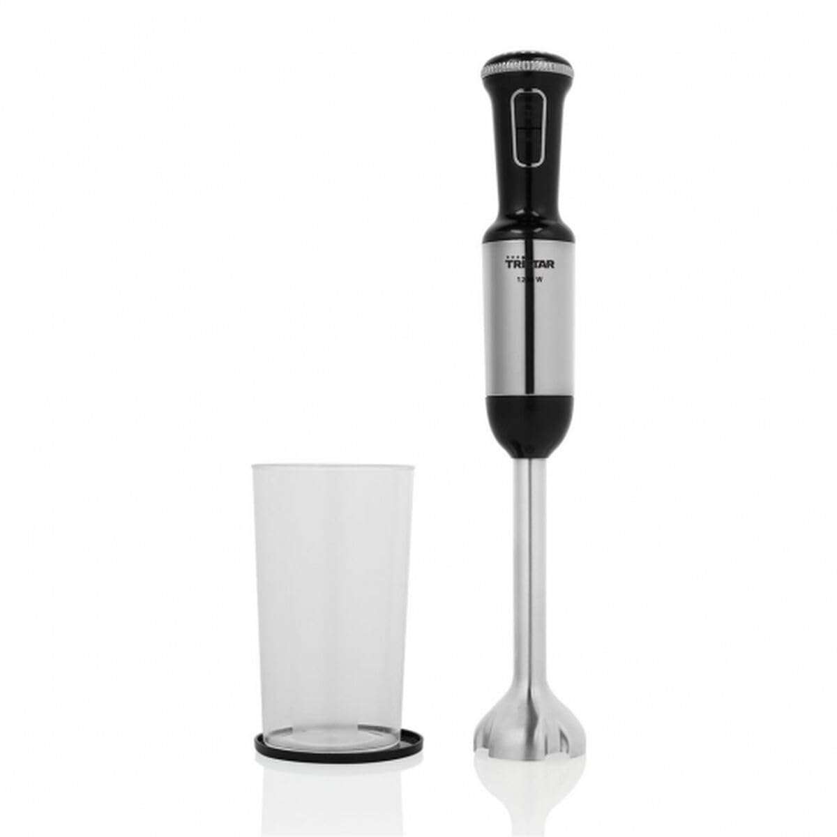 Tristar MX-4820PR Blender components: motor base, blending cup, blade assembly.