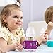 4 Pack Baby Bottle Handles, Silicone Bottle Handles for Dr Brown Wide-Neck Baby Bottles (White+Pink+Purple+Yellow)