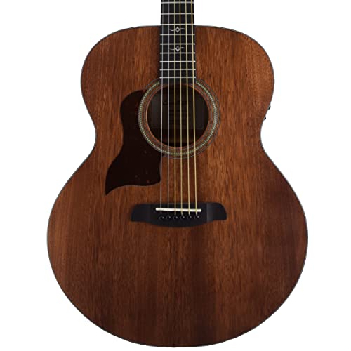 Sawtooth Mahogany Series 左利きソリッドマホガニートップアコースティックエレクトリックジャンボギター