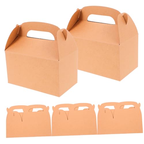 NAMOARLY Candy Treat Box Paper Storage Box 6pcs Handheld Cake Packaging for Parties