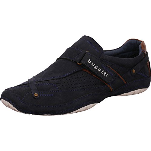 Image of Bugatti Mens Men Dark Blue Casual Shoes Sneakers