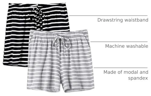 Image of Orrpally Pajama Shorts Womens Lounge Short Sleep Shorts Pajama Bottoms