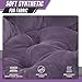SFIHOME Foldable Oversized Moon Chair, Large Soft Lazy Cozy Comfortable Faux Fur Round Saucer Moon Chair for Teens and Adults, Purple