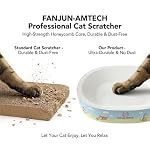Soccer Cat Scratcher Bed, No-Mess cat Scratching pad, No shed Cat beds and Scratch pad for Cats, Plant Fiber Mess Free cat Scratch Furniture Protector, Stop Cats Eating Paper Craps - Image 4