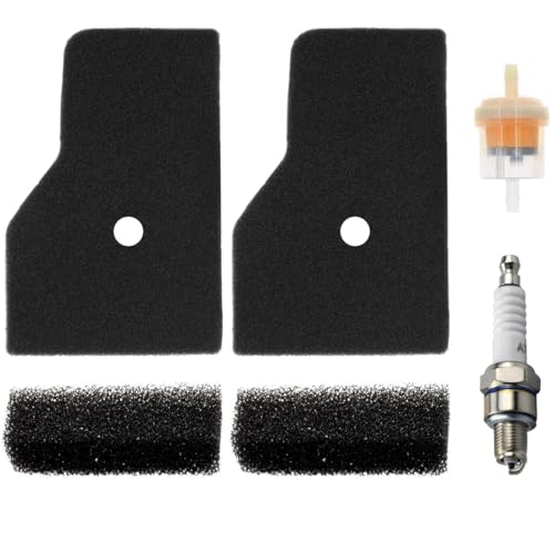 ZAMDOE Air filter for Honda EU2000i Generator, Replacement Filter Kit for Hon-da EU2000 EB2000 EB2000i, EB2000iT1, EU2000i, EU2000iT1, EU2000iK1 generator(2 Pack Air filter + Spark plug + Fuel filter)