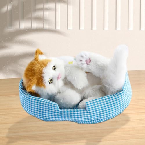 Gato de peluche durmiendo para decorar salones y habitaciones infantiles 6