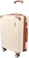 Mala Bordo 10kg Bagagem de Mão Expansivel Padrão ANAC com 4 Rodas duplas 360° Cadeado AntiFurto Mala de Viagem Alça Lateral com Divisória, Leve Resistente