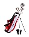 Precise X7 Junior Complete Golf Club Set for Children Kids - 3 Age Groups Boys & Girls - Right Hand & Left Hand! (Red Ages 6-8, Left Hand)