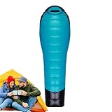 Saco de dormir de plumón – Cápsula térmica ligera para aventuras al aire libre, expediciones