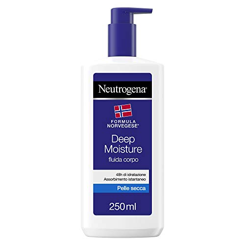 Neutrogena, Fluida Corpo Idratazione Intensa, Formula Norvegese, Pelle Secca, 250ml