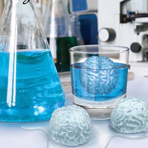 Molde silicona flexible 3D cerebro 15 x 3.5 cm miniatura 2