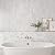 Bedrosians Monet Honed Marble Tile 2" x 8", Oriental White (40-Pack, 4.44 SF)