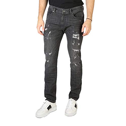 DIESEL Jeans Noir Homme Thavar-XP finis les jeans qui se détendent optez pour le stretch durable