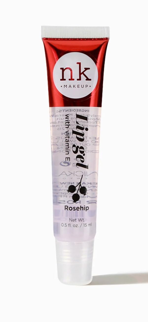 NIcka K New York 5 Pack Lip Gels: Rosehip, Cherry, Bubblegum, Strawberry, Argan - Bundled by Smart Cutie, Multicolor, 15 ml (Pack of 5) - Image 2