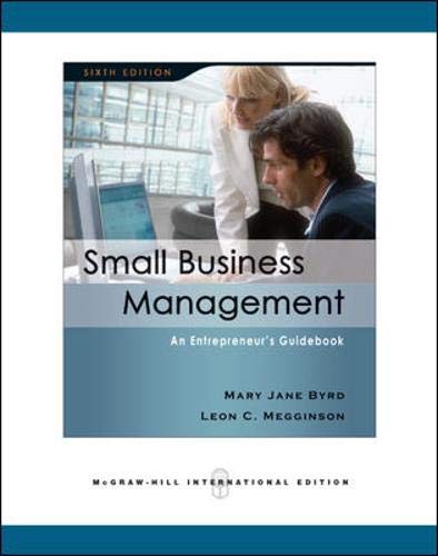 Small Business Management: An Entrepreneur's Gu... 0071263683 Book Cover