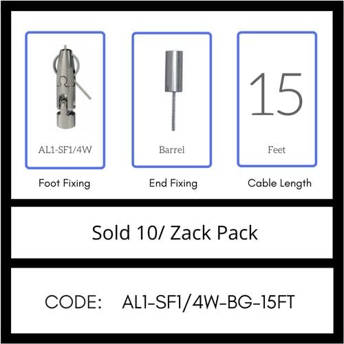 GRIPPLE UL Approved Angel Swivel Female 1/4