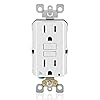 Leviton Smart GFCI, 15 Amp, Self Test, Tamper-Resistant with LED Indicator Light, Send Notifications Directly to Your Smartphone, D2GF1-KW, White