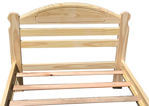 Arizona Twin Bed Frame Solid Pine Single Wooden Bed Unfinished Furniture With Wooden Bed Slats Suitable For Boys Girls Kids Bedroom Wooden Bed Frame Easy To Assemble #TOP6