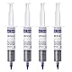 Glinrui HY510-100Gramm(4 * 25g) > 1.9 W/m-K - Wärmeleitpaste für alle Kühler - Hohe Wärmeleitfähigkeit mit Niedriger thermischer Widerstand - Grau Kühlkörper Thermal Greas Wärmeleitfähig Thermopaste
