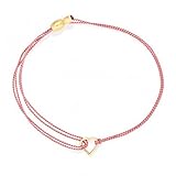 Alex and Ani Kindred Cord Heart Red Sterling Charm Bracelet