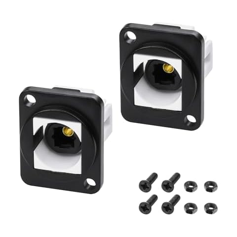 MEIRIYFA TosLink Optical Audio Coupler Adapter Cover