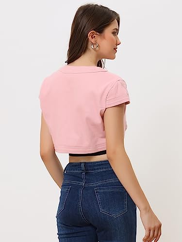 Image of Allegra K Women's Denim Jacket Cap Sleeve Cropped Open Front Shrugs Casual Summer Jean Jackets