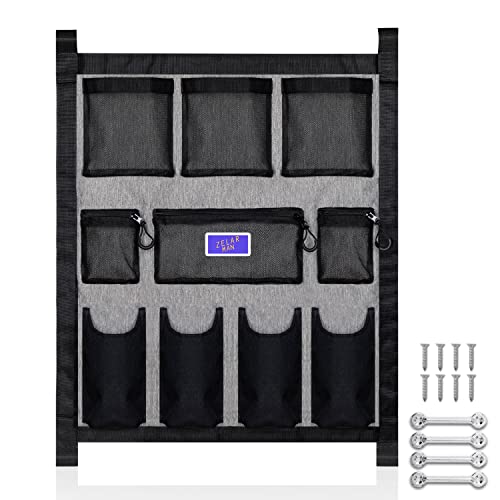 Zelarman Trailer Grooming Bag, Horse Trailer Hanging Grooming Organizer Bag, Short Hanging Door Caddy For Horses, Horse Grooming Supplies #TOP6