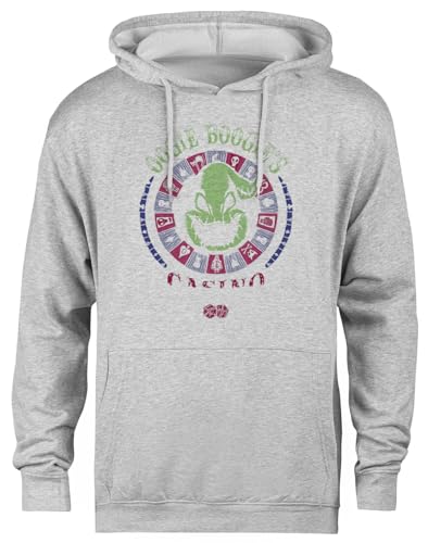 Pull à capuche gris unisexe Oogies Casino pour en finir avec le froid