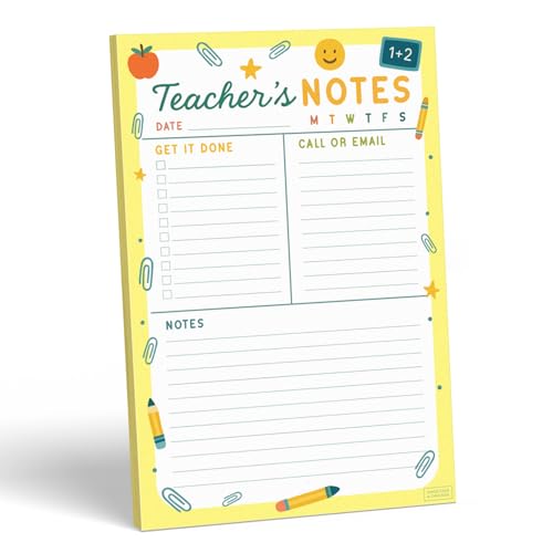 Sweetzer & Orange Teacher Planner Pad – Weekly Undated Lesson