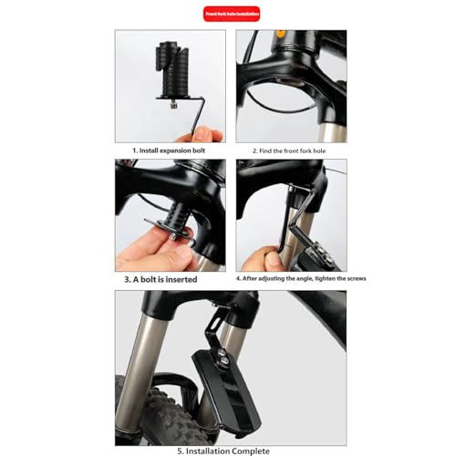 Garde-Boue Vélo Avant Arrière pour Rouler au Sec sur les Sentiers de VTT