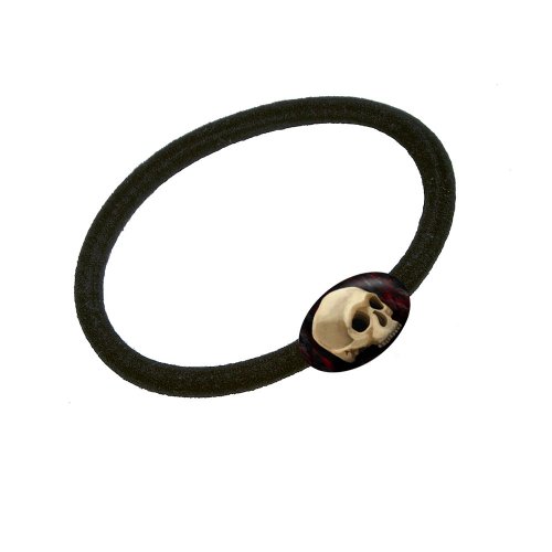 Gothic Human Skull Hair Band Tie Elastic Ponytail Holder