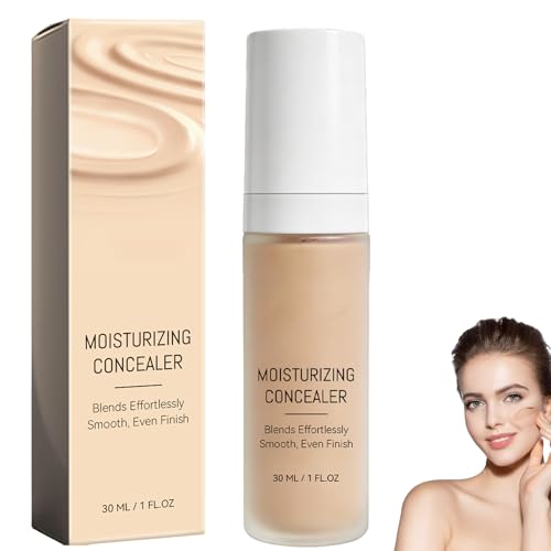 Image of Color Matching Color Changing Foundation,Medium Buildable Coverage Liquid Makeup,12H Waterproof Long Lasting Natural Dewy Soft Matte Finish, Brighten Skin Tone for Mature Skin Night Travel (1pcs)