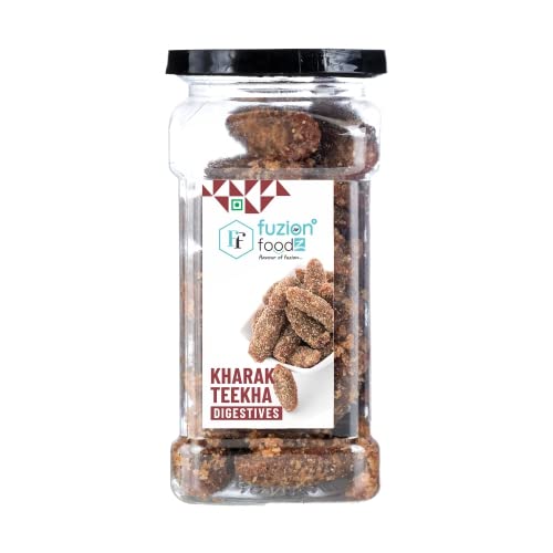 Image of Fuzion Foodz Dry Spicy Dates Kharik - 135g Each Sukha Teekha Khajoor (Pila Chuara), Sweet & Sour Seedless Teekhi Kharik Churan Laddu | Khajur Healthy Snacks, Spicy Kharak Goli