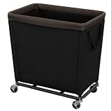 StorageWorks 310L Large Black Basket Cart