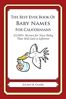 The Best Ever Book of Baby Names for Californians: 33,000+ Names for Your Baby That Will Last a Lifetime 1503044017 Book Cover