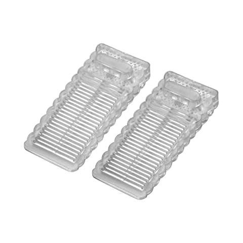 Topes De Puerta Antideslizantes Transparentes, 2 Cuñas De Goma Cover