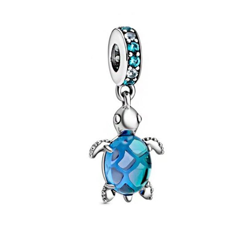 QIKAOLA 925 Charms in argento sterling per le donne, le ragazze e i ciondoli Pandora per braccialetti e collane europei