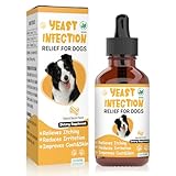 Dog Ear Infection Treatment,Itchy Ear,Skin&Allergy Symptoms Relief-Reduces Inflammation&Relieves Irritation,Dog Supplement Drops with Multivitamins Probiotics