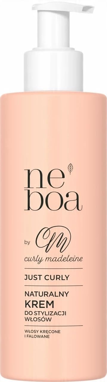 Neboa Zestaw do Włosów Kręconych, Szampon 300ml, Maska 300ml, Krem do Stylizacji 175ml