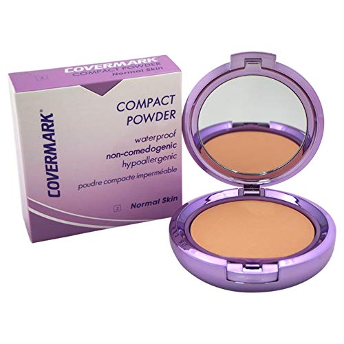 Covermark Cipria Compatta Waterproof Camouflage, Compact Powder Ipoallergenica e Non Comedogenica per Pelle Normale, Con Vitamina E, Colore 02, Formato 10g