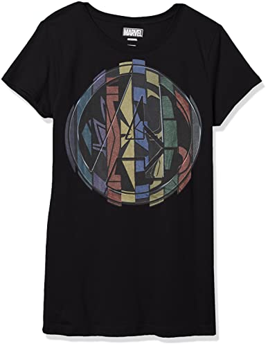 Tee shirt Marvel Endgame Badge Mashup Fille anti-déformation et doux en coton