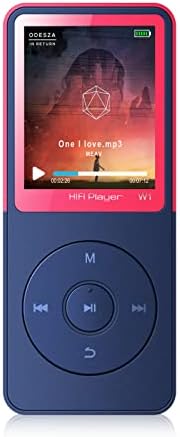 MP3 Player with Bluetooth,Voice Recorder,Classical Mini Music Player with Headphones for Kids, Mp3 Portable Digital Audio HiFi Lossless Sound Music Devices Players,Long Battery Time